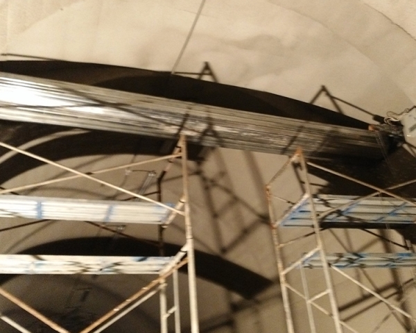 靜興高速隧道防火門、防火卷簾施工現(xiàn)場(chǎng)